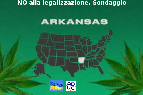ADUC - Notizia - USA - Legalizzazione cannabis. No in Arkansas. Sondaggio